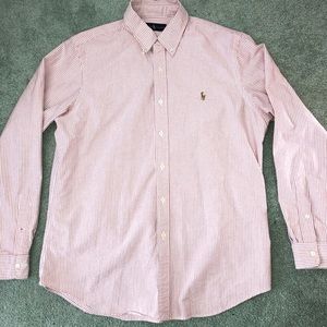 Pink striped Ralph Lauren Button-Down